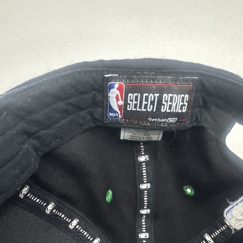 Boston Celtics Hat Cap Nike Black Green NBA Shamrock Logo Reebok - Picture 7 of 7